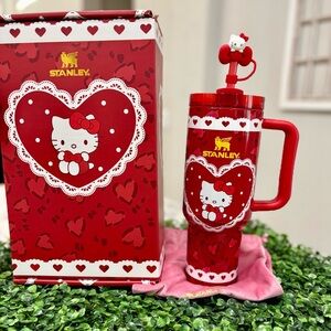 Customized Stanley Hello Kitty 40 oz GLOW IN THE DARK !